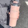 Large Capacity Insulated Tumbler With Straw for Coffee Water and Travel