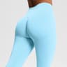 Womens Seamless Scrunch Butt Leggings MidRise Booty Lifting Yoga Pants 29