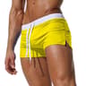 Mens Quick-Drying Swim Trunks with Back Pocket Solid Color Beach Shorts