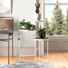 3 Tier Plant Stand With Solid Wood Shelves And Foldable Metal Frame 7