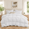All Season Queen Goose Feather Fiber Comforter With Soft Quiet Shell 5