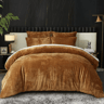 Crushed Velvet Comforter Set 5 Piece Lightweight Reversible All Season Bedding 6