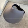 Womens Wide Brim Sun Hat With Ponytail Opening  UV Protection Visor For Outdoor Travel 1