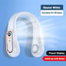 Bladeless Neck Fan Portable USB Rechargeable Hands Free Cooling Fan With Digital Display 2