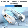 Wearable Neck Fan Portable Air Conditioner With LED Display  Bladeless Cooling 2