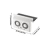 Solar Dual Head Car Ventilation Fan With Solar Car Fan Cooling For Vehicle Interior 1