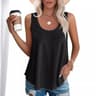 Womens Sleeveless Tank Top Loose Casual Summer Round Neck Blouse 4
