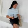 Elegant Womens Outfit With Strapless Tank Top  Pleated Turtleneck Shawl 2