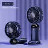 Portable Handheld Fan With Phone Stand Display Screen  5Speed USB Rechargeable Neck Fan 4