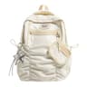 Back To School Backpack Star Print Nylon Backpack For Women Cute Casual Daypack With Transparent Fr 0