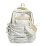 Back To School Backpack Star Print Nylon Backpack For Women Cute Casual Daypack With Transparent Fr 1