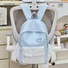 Cute Plaid Back To School Backpack For Teen Girls Casual Travel Daypack 0
