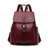 School Backpack Soft Leather Backpack For Women Fashion Backpack For Women Travel Daypack 1