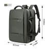 Heroic Knight Waterproof Laptop Backpack Expandable Business Travel Backpack For 173 Inch Laptops 3