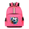 Soccer Backpack For Kids Watercolor Print Primary School Bookbag 2