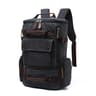 Vintage Canvas Laptop Backpack Large Capacity Travel School Rucksack For Men 4