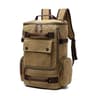 Vintage Canvas Laptop Backpack Large Capacity Travel School Rucksack For Men 6