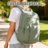Casual School Laptop Backpack For Girls Back To School Backpack Multi Pocket Travel Book Bag 1
