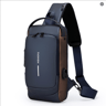Anti Theft Chest Bag For Men Waterproof Sling Backpack With USB Port Password Lock Crossbody Travel 1