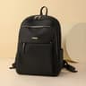 Lightweight Waterproof Nylon Travel Backpack For Women With Gold Zippers 3