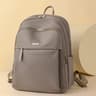 Lightweight Waterproof Nylon Travel Backpack For Women With Gold Zippers 1