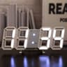 LED Digital Wall Clock With Alarm Modern Wall Clock LED Desk Clock For Bedroom Living Room Office 2