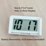 Mini Desk Clock Portable Travel Clock LCD Digital Battery Powered Table Clock With Date Display 1