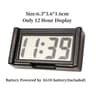 Mini Desk Clock Portable Travel Clock LCD Digital Battery Powered Table Clock With Date Display 2