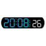 Voice Activated Digital Alarm Clock With LED Display Temperature Date And Night Mode 0