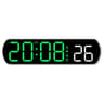 Voice Activated Digital Alarm Clock With LED Display Temperature Date And Night Mode 3