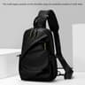 Minimalist Waterproof Chest Bag Men Crossbody Shoulder Bag Travel Sling Backpack 1