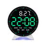 LED Digital Alarm Clock With Date And Week Display Adjustable Brightness Electronic Desk Clock 8