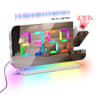 Projection Alarm Clock With FM Radio RGB Night Light Dual USB Charging Digital LED Clock 0