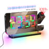 Projection Alarm Clock With FM Radio RGB Night Light Dual USB Charging Digital LED Clock 1