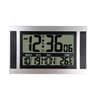 Modern Digital Alarm Clock LCD Wall And Desk Clock With Temperature Calendar Display For Home Offic 0