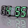 Digital Wall Clock LED Wall Clock Digital Alarm Clock Bedroom Decor Clock Remote Control Clock 6