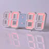 Digital Wall Clock LED Wall Clock Digital Alarm Clock Bedroom Decor Clock Remote Control Clock 10