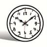 Digital Wall Clock Cartoon Design Silent Round Hanging Clock For Home Decor 1