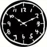 Digital Wall Clock Cartoon Design Silent Round Hanging Clock For Home Decor 2