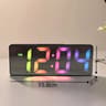 Digital Clock LED Wake Up Light Alarm Clock With Temperature Display 2