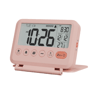 Digital LCD Travel Alarm Clock Thermometer Calendar Portable Folding Desk Clock 3