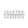 DIY Clock Numerals Wall Clock Replacement Parts Roman Numeral Clock Stickers For Quartz Clock Repai 1