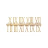 DIY Wall Clock Sticker Kit With Silent Quartz Movement Modern Wall Clock Arabic And Roman Numerals 2