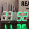 LED Digital Wall Clock Colorful Modern Time Display For Home Office Kitchen 12 24 Hour Display 2