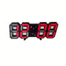 Modern Digital Wall Clock LED Alarm Clock USB Powered Clock With Time Date Temperature Display 10
