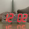 LED Wall Clock Digital Alarm Clock Modern Decorative Desktop And Wall Mounted Clock For Living Room 2