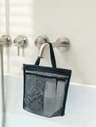 Lightweight Mesh Shower Bag And Travel Cosmetic Bag For Toiletries 2