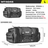 Waterproof Motorcycle Travel Luggage Bag 19L To 80L Expandable Tail Rack Bag 3