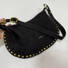 French Retro Studded Crescent Shoulder Bag For Women Adjustable Crossbody Handbag 4