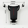Gravity Car Phone Mount Aluminum Alloy Vent Holder 2
